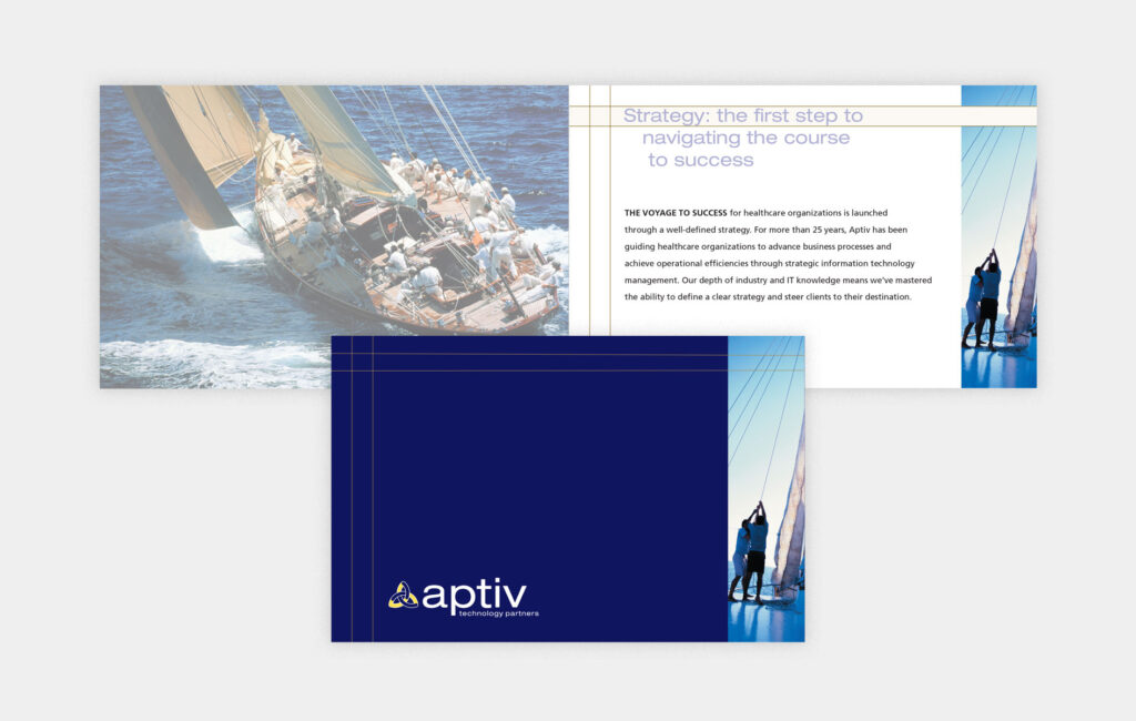 Mini brochure sample for Aptiv